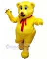 Yellow Cute Teddy Bear Mascot Costumes Cartoon	