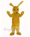 Yellow Rabbit Long Ears Mascot Costume