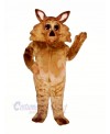 Brown Wolf Mascot Costumes Cartoon	