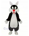 Funny Wolf with Red Nose Mascot Costumes Cartoon