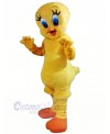 Yellow Bird With Big Eyes Mascot Costumes Cartoon
