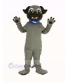 Gray Puppy Dog Mascot Costume