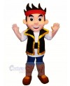 Cool Pirate Jake Mascot Costume Cartoon