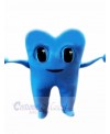 Blue Tooth Mascot Costume Cartoon