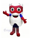 Hero Tooth Mascot Costume Cartoon