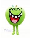 Funny Green Apple Fruit Mascot Costume Cartoon 