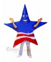 American Patriot Star Mascot Costume Cartoon	