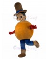 Bagel Boy mascot costume