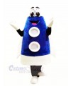 Cute Blue Rocket Mascot Costume Cartoon