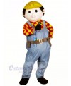 Cute Builder Buddy Mascot Costume People