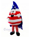 Flag Blood Drop Mascot Costume Cartoon