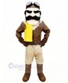 High Quality Aviator Mascot Costume People