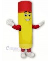Yellow and Red Lipstick Mascot Costume Cartoon 