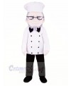 Chef with Glasses Mascot Costume People