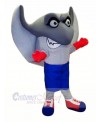 Cute Grey Stingray Mascot Costume Cartoon