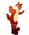 Smiling Chipmunk Mascot Costume Cartoon