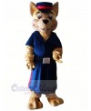 Police Dog Adult Mascot Costume Halloween Christmas Cartoon