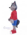 Wolf mascot costume