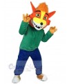 Wolf mascot costume