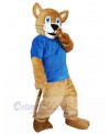 Leopard mascot costume