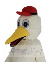 Stork mascot costume
