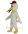 Stork mascot costume