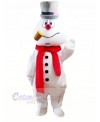 Cute Snowman Mascot Costumes Cartoon Christmas Xmas