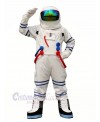 White Astronaut Spaceman Mascot Costume Adult