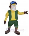 Aviator mascot costume