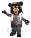 Pilot Bear mascot costume