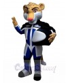 Pilot Leopard mascot costume