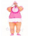 Adult Inflatable Costumes Pink Baby Doll Party Suits