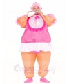Adult Inflatable Costumes Pink Baby Doll Party Suits