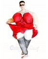 Chubby Sexy Lady Dancer Barmaid Inflatable Halloween Christmas Costumes for Adults