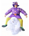 Devil Carry Me Rider on Ghost Scary Inflatable Halloween Christmas Costumes for Adults