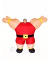 Red Weightlifter Weight Lifting Inflatable Halloween Christmas Costumes for Adults