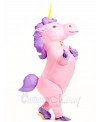 Pink Unicorn Inflatable Halloween Christmas Costumes for Adults