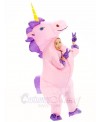 Pink Unicorn Inflatable Halloween Christmas Costumes for Kids