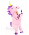 Pink Unicorn Inflatable Halloween Christmas Costumes for Kids