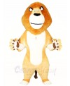White Belly Lion Mascot Costumes Animal