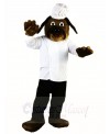 Brown Dog Chef Cook Mascot Costumes Animal