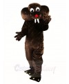 Deep Brown Gopher Mole Mascot Costumes Animal