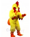 Yellow Chicken Cock Rooster Mascot Costumes Poultry Animal