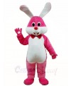 Pink Rabbit Easter Bunny with Bowknot Mascot Costumes Animal