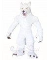White Wolf Mascot Costumes Animal