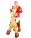 Ride on Horse Blow Up Donkey Inflatable Halloween Xmas Costumes for Adults