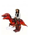 Velociraptor Dinosaur Carry Me Ride On T-Rex Inflatable Halloween Costumes for Adults