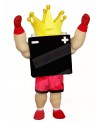 Black Battery King Mascot Costumes  