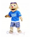 Dog with Sunglasses Mascot Costume Beach Buddy Dog Mascot Costumes Animal 