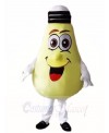 Big Yellow Lamp Light Bulb Mascot Costumes